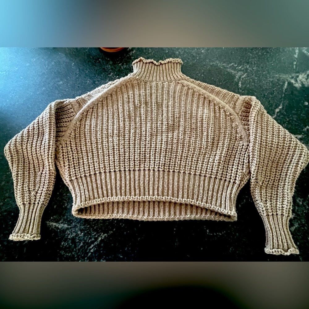 H%M drop shoulder oversized turtleneck